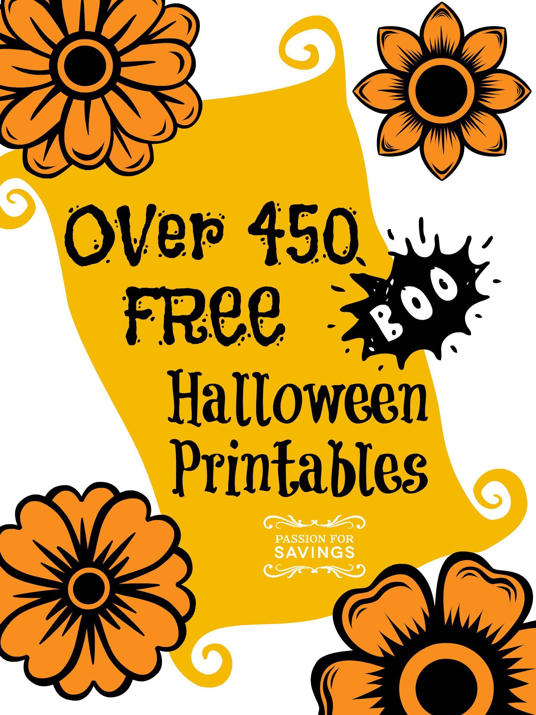 Halloween Decor Printables Free