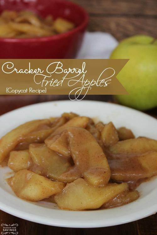 Homemade Copycat Cracker Barrel Fried Apples Recipe!