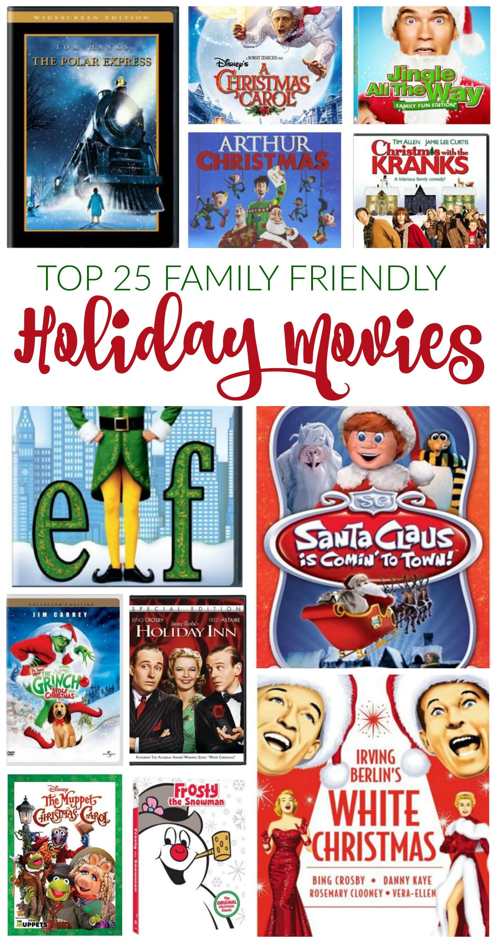 Top 25 Best Holiday Movies for Families