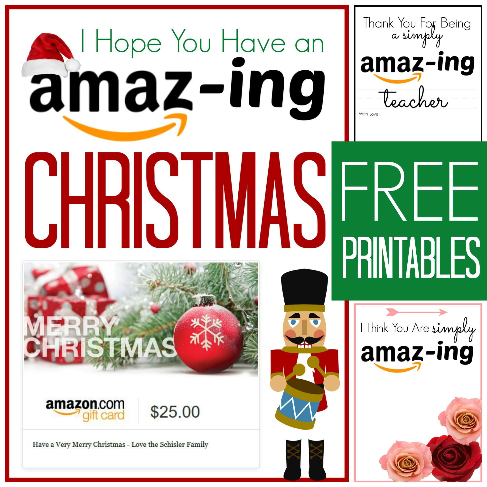 Printable Amazon Gift Card Template Printable Templates