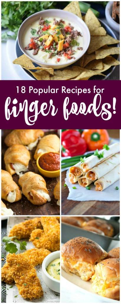 18 Popular Finger Food Recipes - Passion For Savings