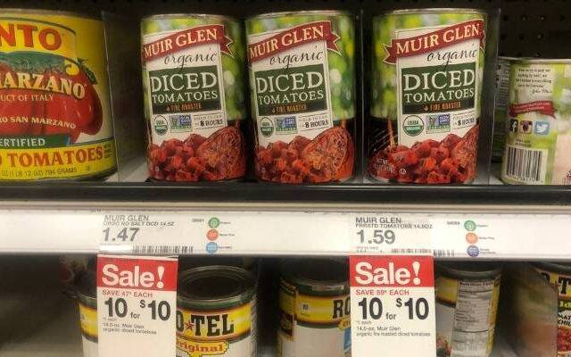 Muir Glen Organic Diced Tomatoes No Salt Added - 14.5oz : Target