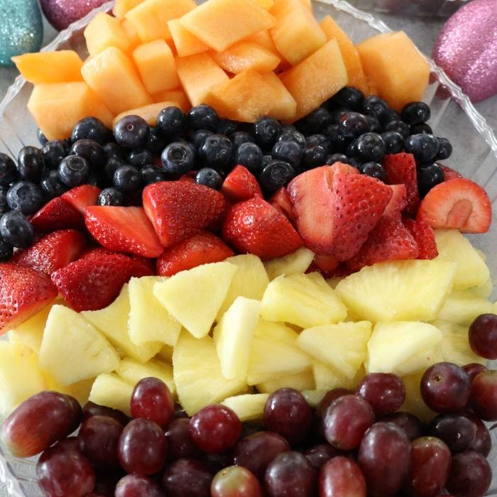 easter fruit platter
