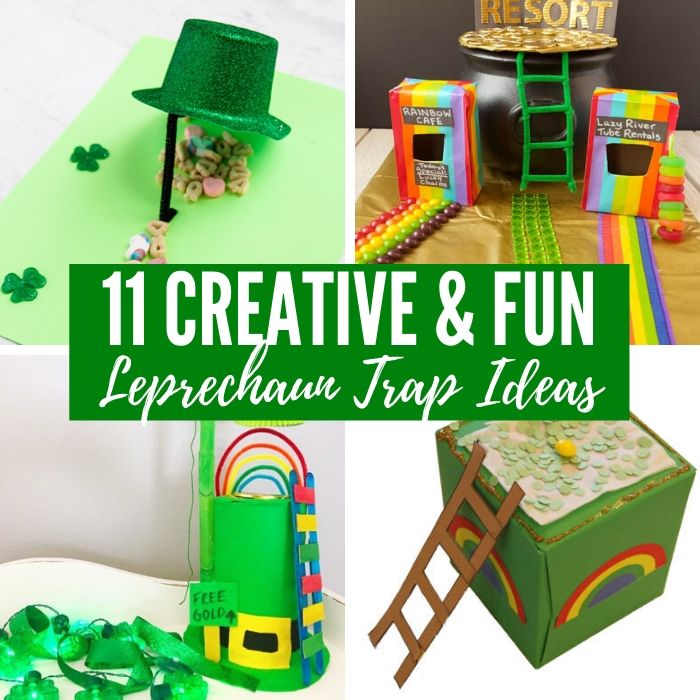 Cereal Box Leprechaun Trap: a fun St. Patrick's Day craft for kids