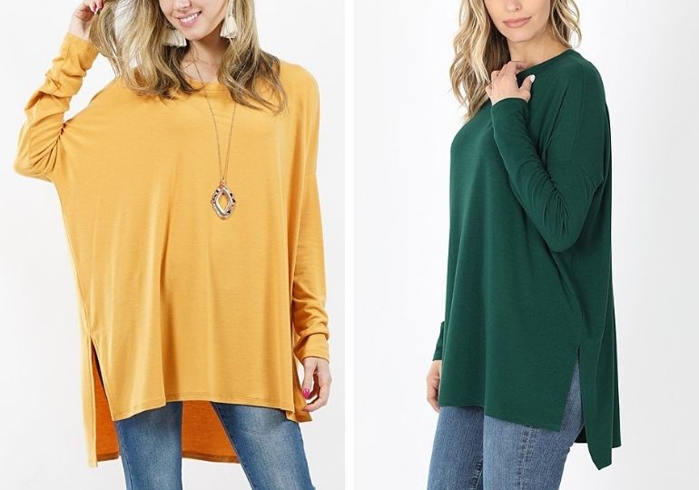 Zulily Shirts on Sale! Comfy Tunics for Fall only $12.99!