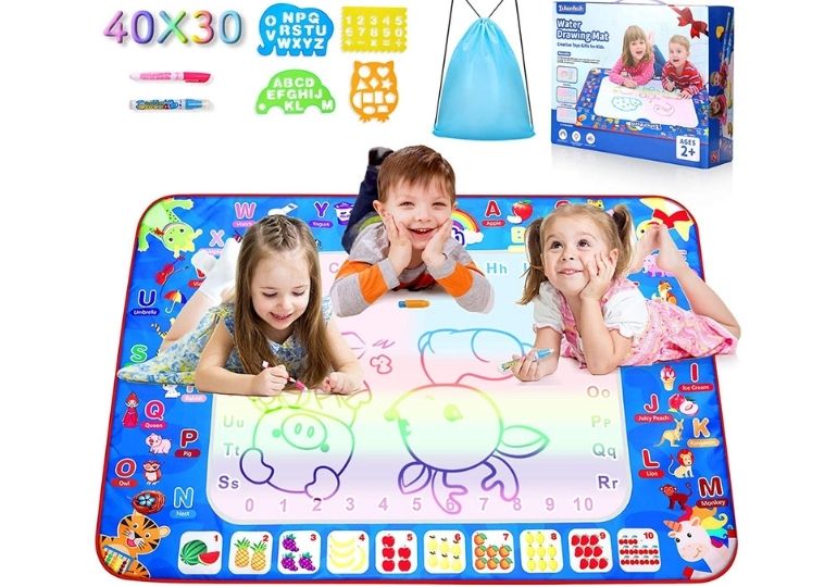 meland large water doodle mat