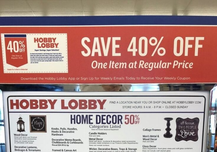 The 40 Off Hobby Lobby Coupon Is Ending!! Get Details!