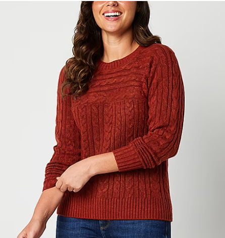 Jcpenney hot sale red sweater