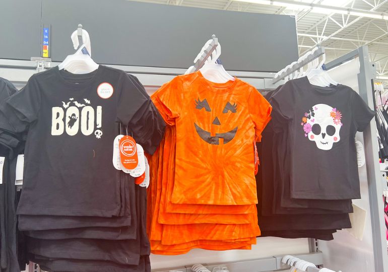 Walmart Halloween Shirts  Kid's Festive Options Under $6!