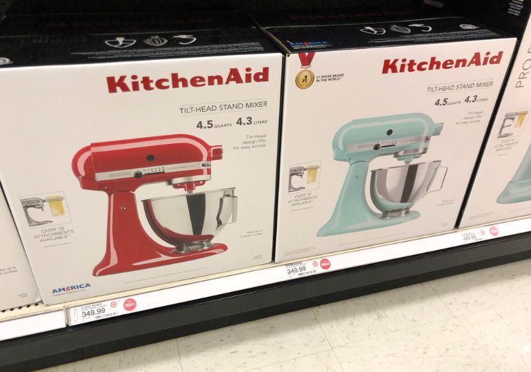 The KitchenAid Deluxe 4.5-quart stand mixer is just $259 for Cyber Monday