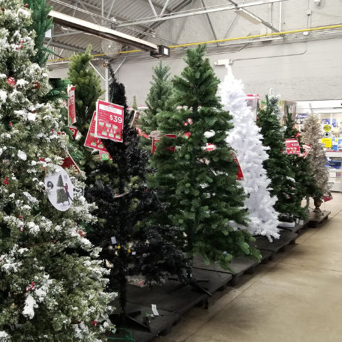 walmart christmas trees